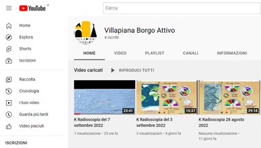 Links al Canale YouTube